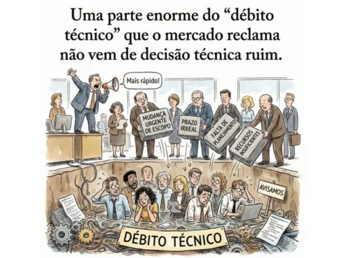 A Anatomia do D&eacute;bito T&eacute;cnico: Quando as Decis&otilde;es de Neg&oacute;cio Afundam o C&oacute;digo